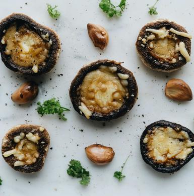 Recette de champignons farcis à la Fourme de Rochefort