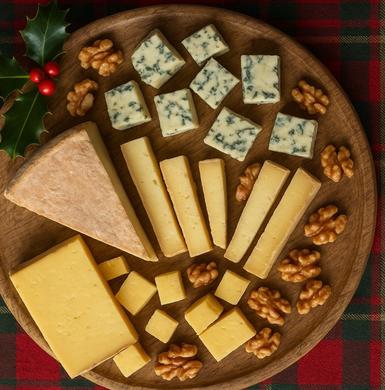 Plateau de fromages de Noël