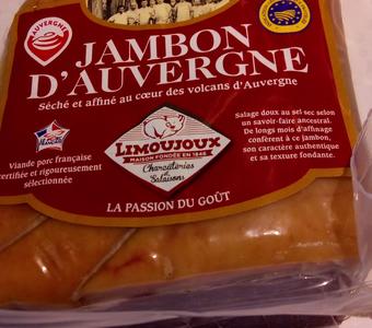 1/6 ème de jambon d'Auvergne IGP (env 850g)