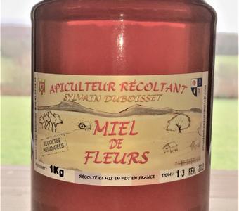 Miel de récolte fleurs mélangées 1Kg